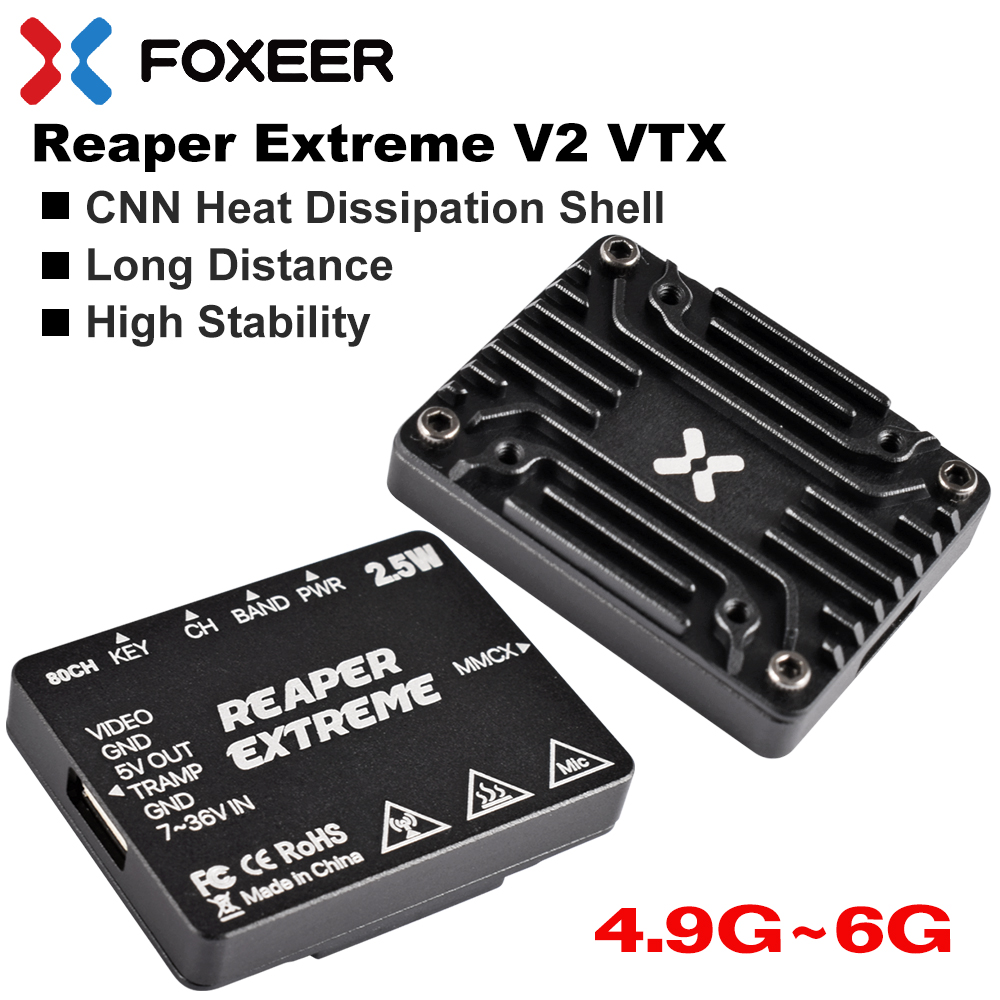 (super discount) Foxeer 4.9-6G - огляд і ціна Foxeer Reaper Extreme 2.5W Vtx